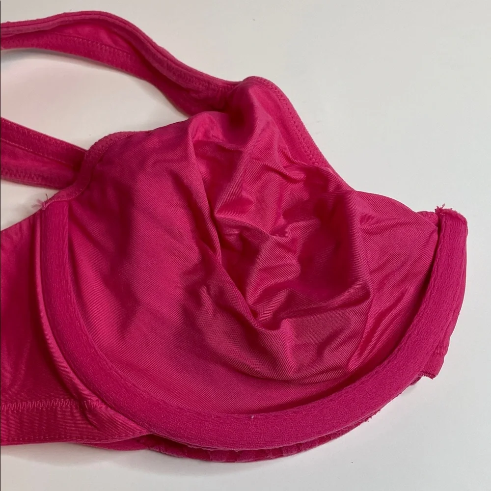 Olga Dark Pink Lace Underwire Bra 38D - Picture 7 of 9